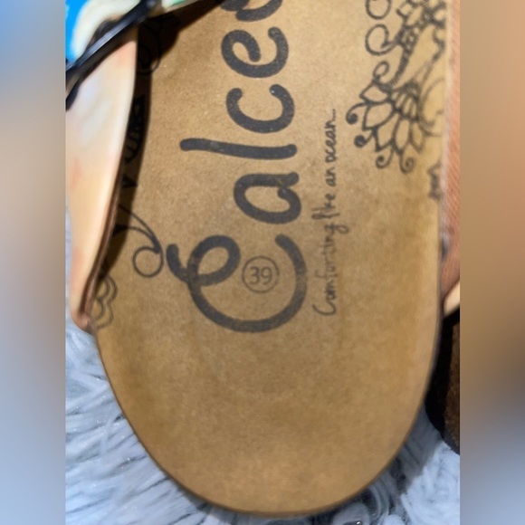 Calceo COLORFUL BUTTERFLIED PATTERNED CLOGS Size 39 - Picture 8 of 9